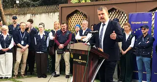 কিছু ঝুঁকিপূর্ণ নির্বাচনি আসন থাকলেও নির্বাচনের পরিবেশ ইতিবাচক: ইভার্স ইজাবস